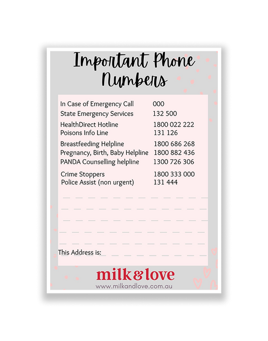 Important Phone Number Magnet
